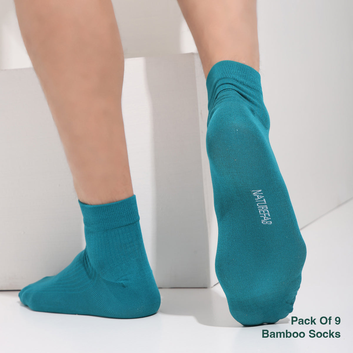 Naturefab Men's Bamboo Ankle Length socks Combo-4 (Pack of 9)