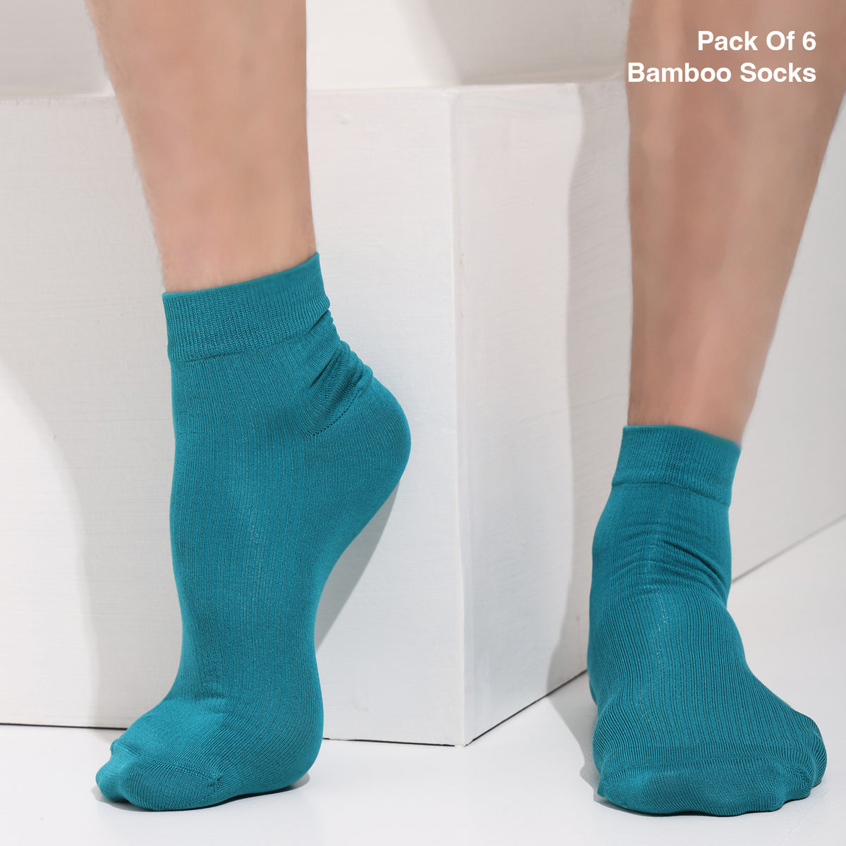 Naturefab Men's Bamboo Ankle Length socks Combo-1 (Pack of 6)