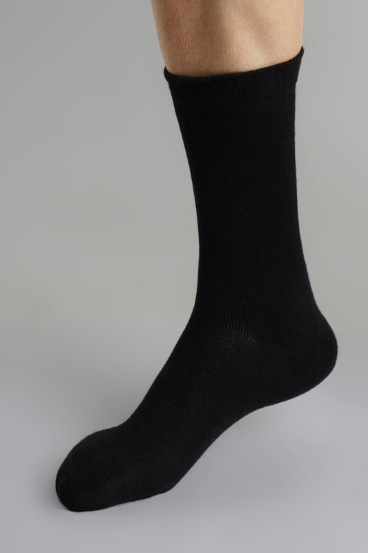Naturefab Men's Bamboo Full Length socks Black