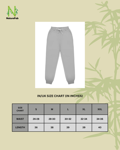 Naturefab Men’s Organic Bamboo Trackpants Sky Blue